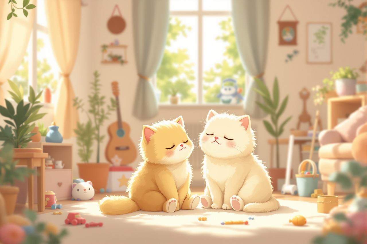 漫画网 - 萌宝与椰奶猫 封面